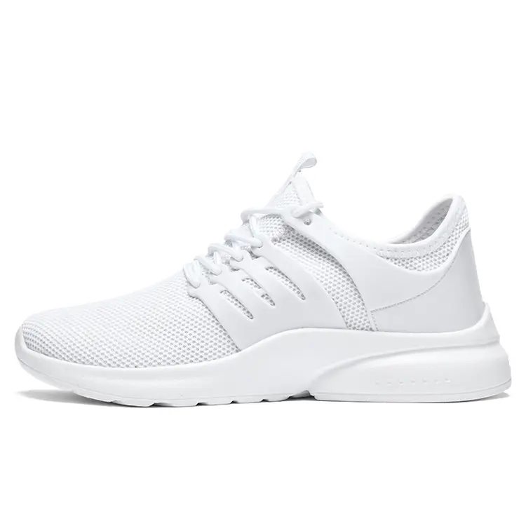 Fabric Upper Fashion Breathable Light Knitting Customized BSCI Unisex MD Mesh OEM , ODM Sport Shoes Men Casual Shoes Sneakers