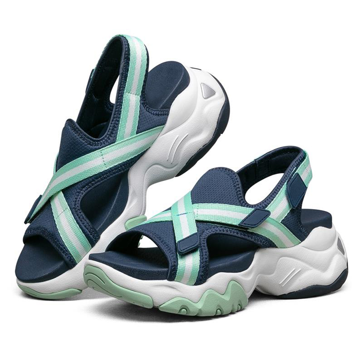 2021 Factory Custom Summer New Arrivals Zapatillas Lightweight Open Toe Women Summer Sandals Flat Platform